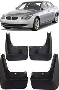 Genuine New Set Splash Guards Mud Flaps FOR 2006-2010 BMW 5 Series E60 Saloon - Picture 1 of 11