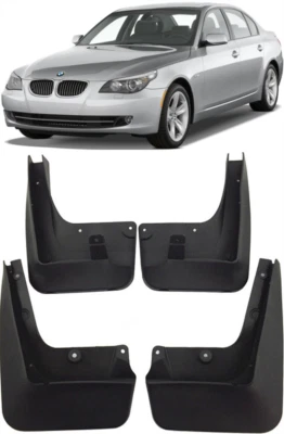 Genuine New Set Splash Guards Mud Flaps FOR 2006-2010 BMW 5 Series E60 Saloon - Image 1 of 4