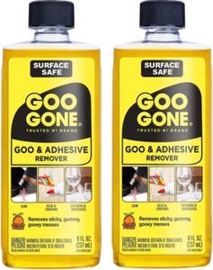 Adhesive Remover - 2 Pack - 8 Ounce - Surface Safe Adhesive Remover Safely Remov - Picture 1 of 12