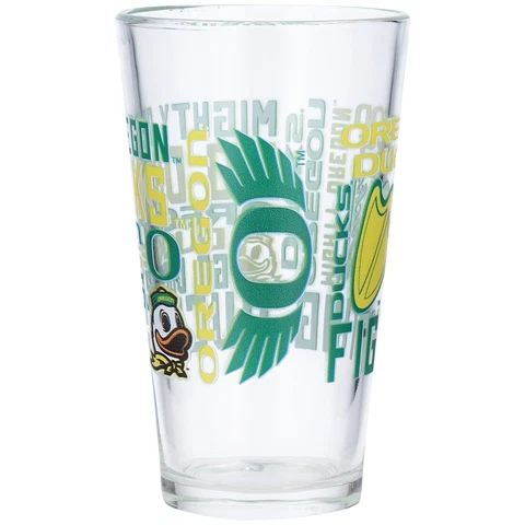 Oregon Ducks 16oz. Team Spirit Pint Glass Cover