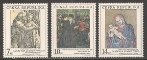 Checoslovaquia #2936-2938 (A565) en muy buen estado montado - 1994 7 k a 14 k grabado y pinturas - Imagen 1 de 1