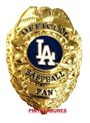 Dodgers Pins RARE LTM ED Fantasy Badge Pin Los Angeles Dodgers MLB Baseball Pins - Image 1 of 3