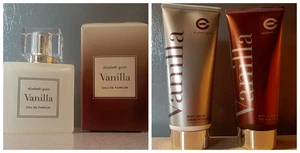 Elizabeth Grant Vanilla EDP Spray 3oz (95% Full) with Body Lotion & Shower Gel - Picture 1 of 4