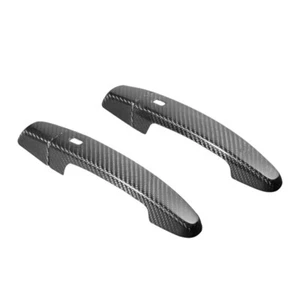 Cubierta de manija de puerta exterior de fibra de carbono real apta para Camaro 2016-2019 - Imagen 1 de 5
