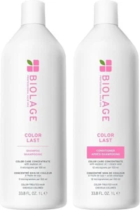 Biolage Colorlast Shampoo and Conditioner Liter Duo, 33.8 Oz NEW PACKAGING - Picture 1 of 1
