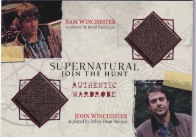 Supernatural Seasons 1-3 Dual Wardrobe Card DM03 Sam & John Winchester  - Image 1 of 2