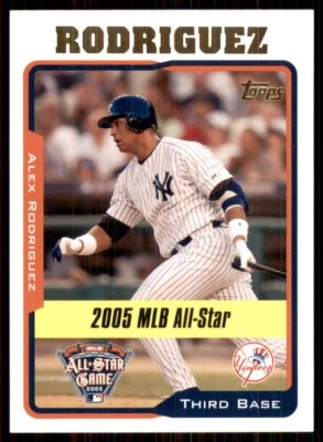 2005 Topps Updates & Highlights #UH176 Alex Rodriguez New York Yankees - Image 1 of 2