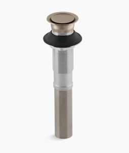Kohler K-7124-BV Clicker Drain for Bathroom Sink Without Overflow-Brushed Bronze - Picture 1 of 1