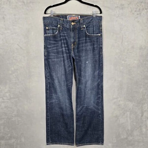 Levi’s The Original Jeans Low Loose 549 mens 33x30 Baggy Distressed Y2K blue - Picture 1 of 9