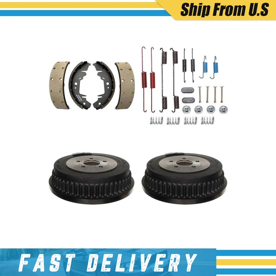 Kit de zapatas de freno y herrajes de batería trasera para Dodge Caravan 1996-2000 Foto 1 de 4