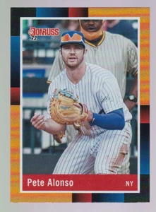 2022 Panini Donruss #247 PETE ALONSO New York Mets ORANGE HOLO Parallel - Picture 1 of 2
