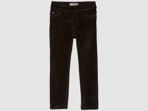 $199 DL1961 Kids Girls Black Candy Stretch Soft Velvet Leggings Size 14 - Picture 1 of 2