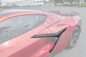 GM Factory CARBON FIBER Side Fender Vent Door Garnish For 23-Up Corvette C8 Z06 - Picture 1 of 16