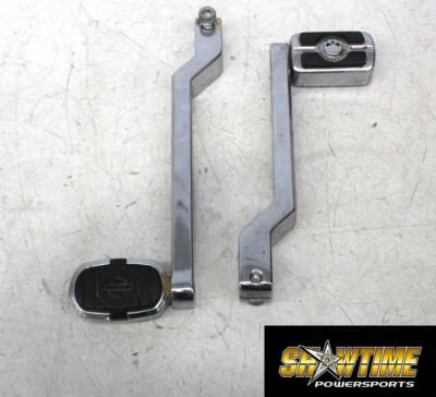 96-99 HARLEY-DAVIDSON ROAD KING FLHR HEEL SHIFTER LINKAGE SHIFT LINK PEDAL SET - Image 1 of 4