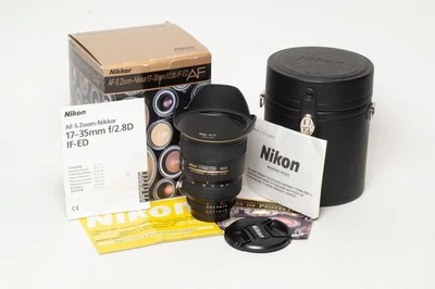 Mint Nikon USA Nikkor AF-S 17-35mm f/2.8 D ED wide angle zoom w Box AFS  tested - Image 1 of 4