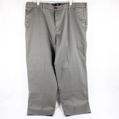 Dockers Men's 42x30 Gray Khaki Straight Classic Fit Pants - Image 1 of 4