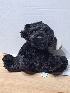 Wishpets Star Black Lab Labrador Plush 2002 6.5" Stuffed Animal Bean - Picture 1 of 10
