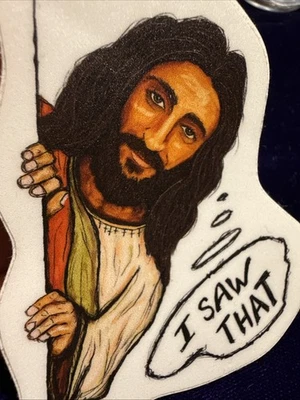 Jesús vi esa pegatina Foto 1 de 2