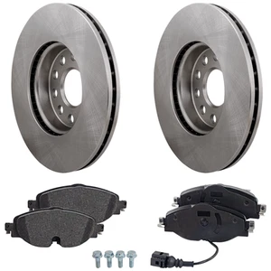 Front Brake Disc Rotors and Pads Kit for VW Volkswagen Taos Jetta Golf Audi A3 - Picture 1 of 7