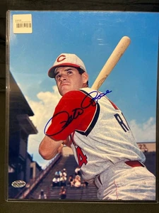 PETE ROSE SIGNED 8 X 10 PHOTO W / C.O.A. (B26003420) - Picture 1 of 4