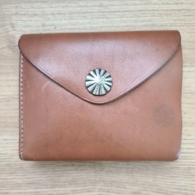 Cartera RLR Ralph Lauren Clásica Concho Clásica Informal Marrón Buen Estado Foto 1 de 4