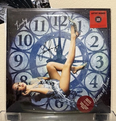 SIGNED COVER Laufey A Matter of Time Rouge Colored Vinyl Record INDIE EXCLUSIVE - Image 1 of 4