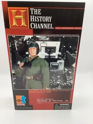 Figura de acción de dragón coleccionable History Channel Major General Patton 1/6 12" Foto 1 de 4