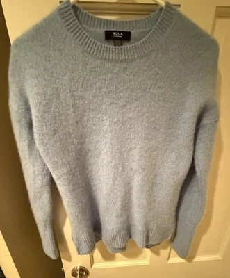 Aqua Women's Soft Blue Crewneck Sweater100% Cashmere - Image 1 of 4
