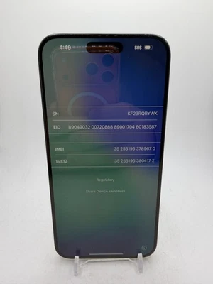 Apple iPhone 15 Pro Max - Azul - 128 GB - tal cual para salvamento/piezas/desmontaje Foto 1 de 4