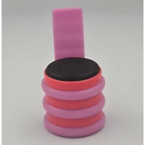 Pink Striped Barrel Shaped Chair Accessory for MGA LOL Surprise OMG Doll House - Picture 1 of 8