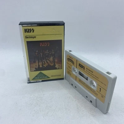 Kiss - Destroyer - Cassette Tape PRIMC41 - Casablanca Paper Labels - Image 1 of 4