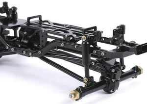 Kit telaio in metallo assemblato per catenaccio assiale SCX24 AXI90081 1/24 RC Craw - Foto 1 di 6