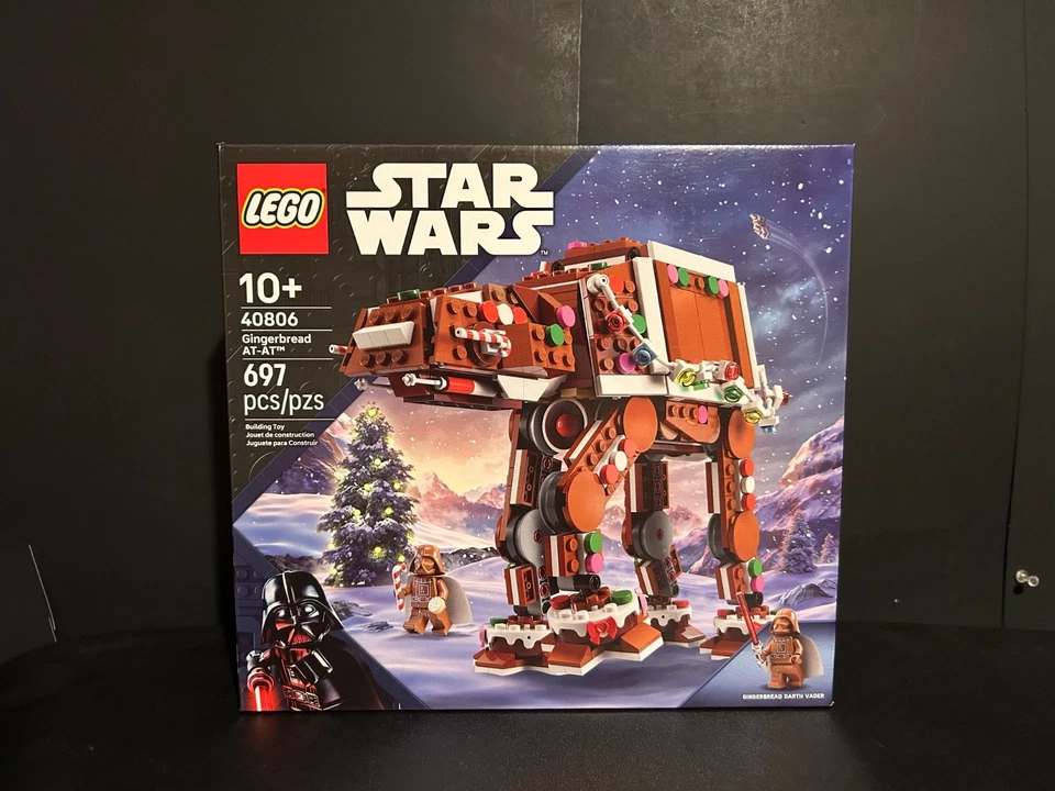 Lego Star Wars Gingerbread AT AT 40806 Darth Vader Navidad ¡LISTO PARA ENVIAR!! Foto 1 de 2