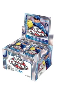 1X PACK from 2025 Topps Chrome Baseball Jumbo Hobby Box - Factory Sealed PACK - Picture 1 of 8
