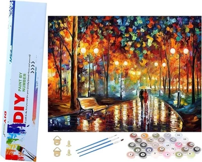 TARATH Malen Nach Zahlen Erwachsene Anfänger, Handgemalt Ölgemälde Leinwand Ki - Bild 1 von 4
