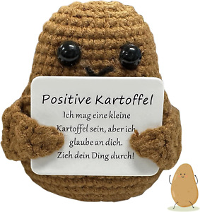 Positive Potato Pocket Hug Geschenk, Mini-Plüsch Figuren Lustige Kartoffel Puppe