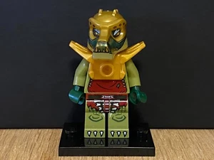Lego CROMINUS Legends of Chima - Minifigure 70006 Crocodile Green - Gold Helmet - Picture 1 of 3