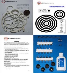 1951 Genco Stop and Go Pinball Machine Tune-up Kit - Includes Rubber Ring Kit - Picture 1 of 2