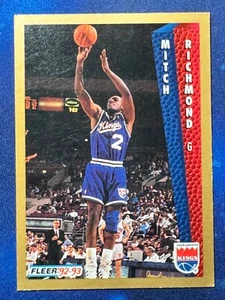 Mitch Richmond 1992-93 Fleer #45 Sacramento Kings - Picture 1 of 2