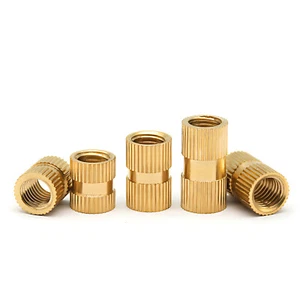 M1.4-M10 Thread Knurled Brass Threaded Heat Set Heat Resistant Insert Embedment - Picture 1 of 71
