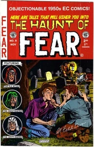 The Haunt of Fear #9 FN- Firmado Al Feldstein 1994 EC Ingels Orlando Kamen Davis - Imagen 1 de 2