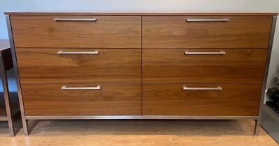 Crate and Barrel James Bedroom Set - Dresser, Chest, 2 nightstands - Image 1 of 4