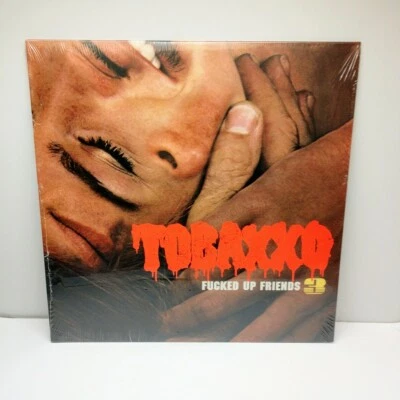 TOBACCO "Fucked Up Friends 3" X/2000 Sealed Tan Marble 12" Vinyl LP - Image 1 of 4
