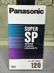 PANASONIC NV-T120SP SUPER SP VIDEOCASSETTA REGISTRAZIONE VHS - NUOVA - Foto 1 di 6