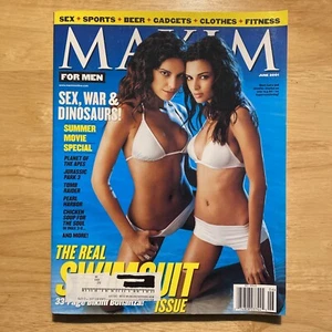 Maxim Magazine June 2001 Saira Mohn Jennifer Lamiraqui Swimsuit Issue - Picture 1 of 3