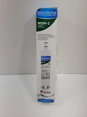 Water Sentinel WSW-2 Refrigerator Replacement Water Filter – NSF Certified USA - Image 1 of 4