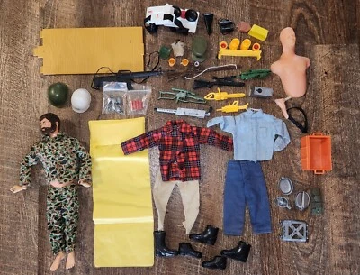 Vintage Lot of 1960s GI Joe Figure G.I. JOE Action Man Clothes & Accessories #6 - Image 1 of 4