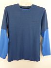 Columbia Shirt Youth M Blue Youth Boy Long Sleeve Outdoor Pullover