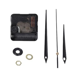 Battery Operated Clock Mechanism Replacement Quiet Clock Movement and Hands Set - Picture 1 of 8