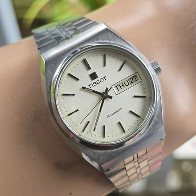 Vintage TISSOT men's automatic watch cal.3103 day/date swiss 1980 - Image 1 of 4